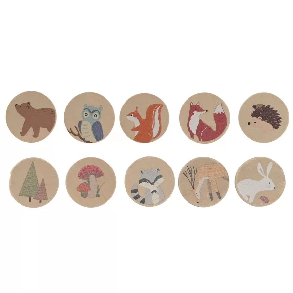 Memory Game Home ESPRIT 19 x 6,5 x 4 cm