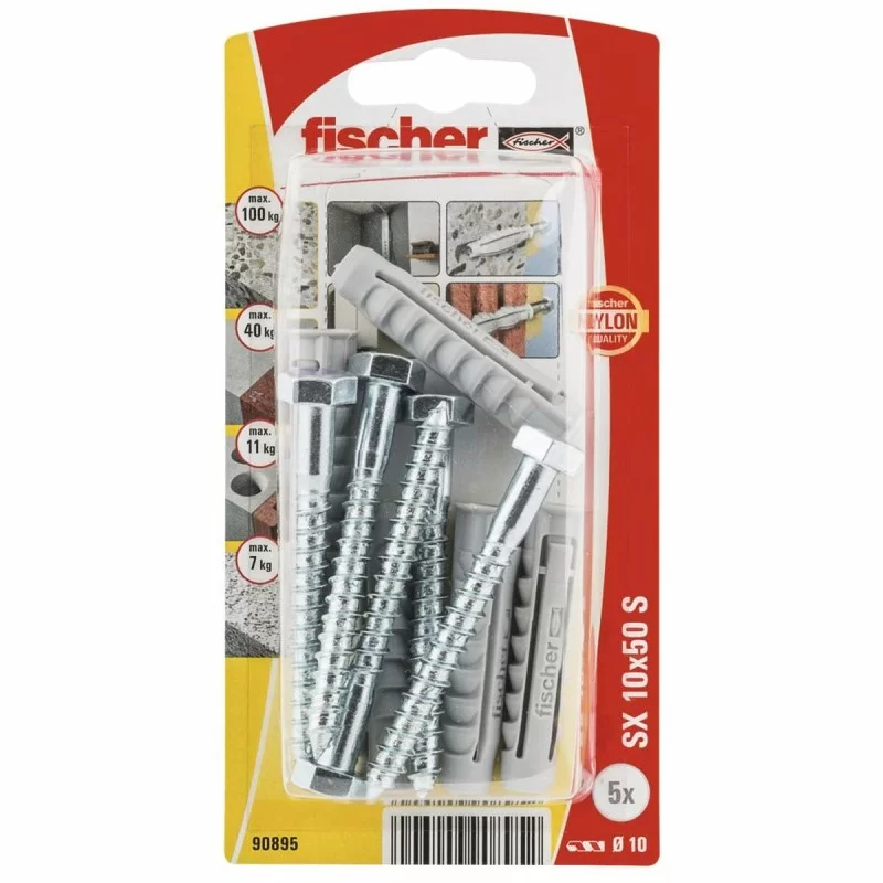 Wall plugs and screws Fischer 5 Wall plugs and...