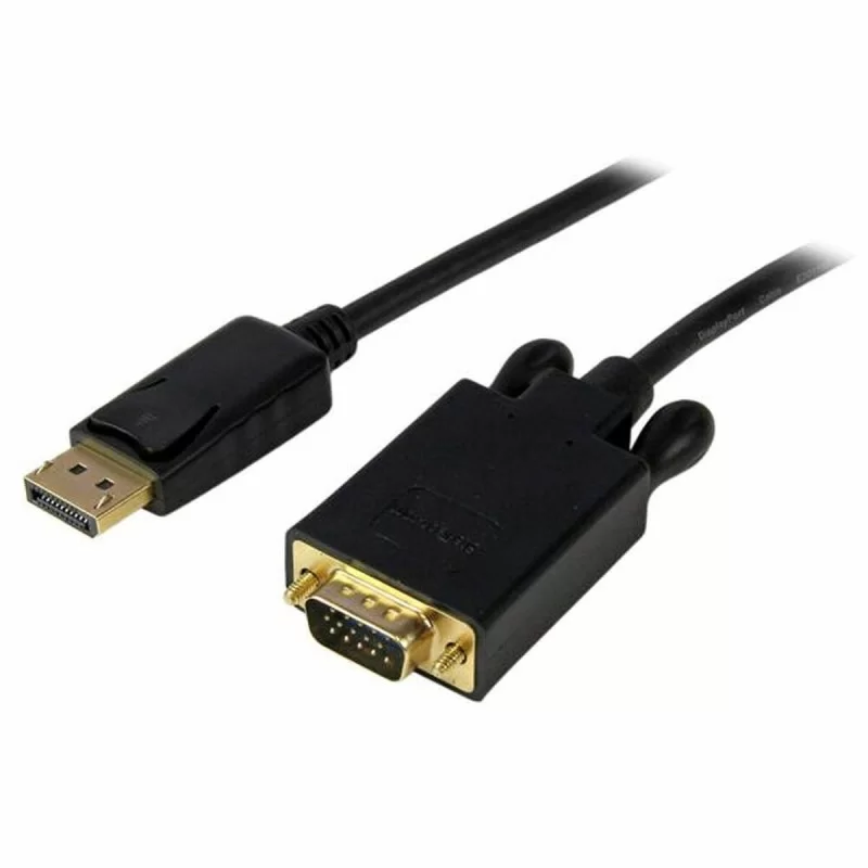 DisplayPort to VGA adapter Startech DP2VGAMM6B (1,8 m) Black 1.8 m
