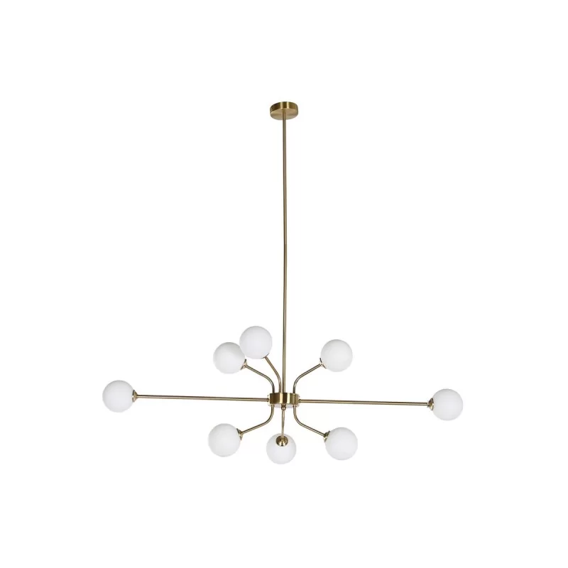 Ceiling Light DKD Home Decor White Golden Metal...