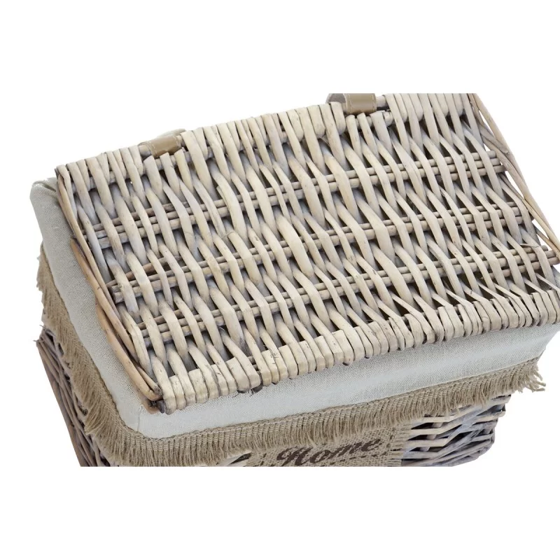 Basket set Home ESPRIT Brown Natural 36 x 27 x...