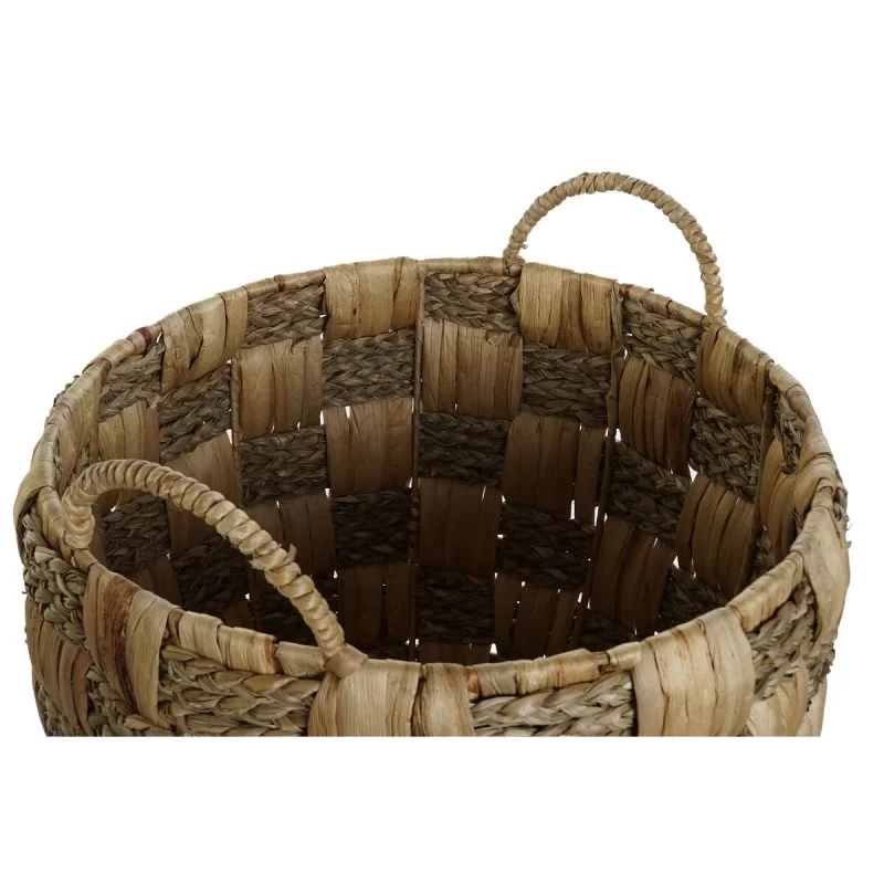 Basket set Home ESPRIT Natural Seagrass Natural...