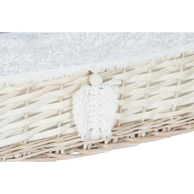 Basket set Home ESPRIT Cream Natural 49 x 39 x...