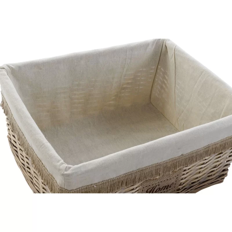Basket set Home ESPRIT Brown Natural 48 x 40 x...