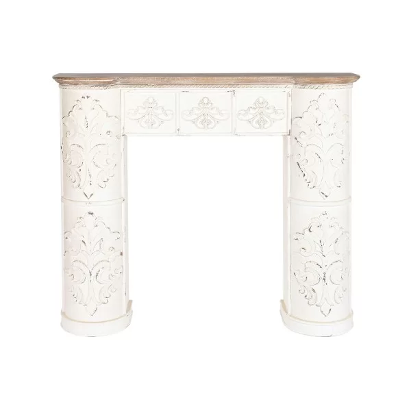 Fireplace Home ESPRIT Fir MDF Wood 128 x 28 x 114 cm