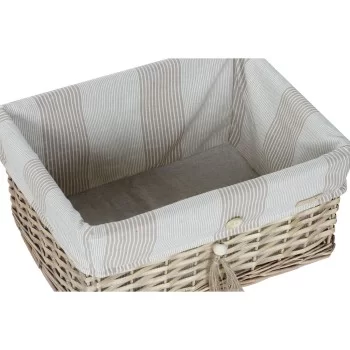 Basket set Home ESPRIT Brown Beige Natural 48 x 38 x 22... 2