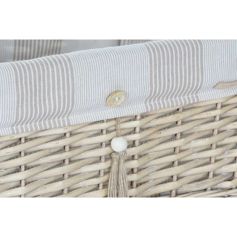 Basket set Home ESPRIT Brown Beige Natural 48 x...