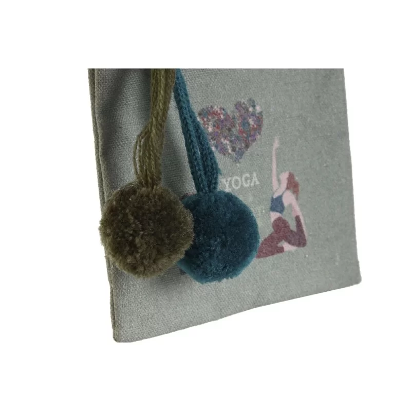 Purse DKD Home Decor Brown Green Burgundy Yoga...