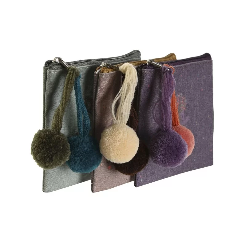 Purse DKD Home Decor Brown Green Burgundy Yoga...