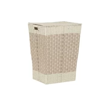 Laundry basket DKD Home Decor Natural 50 L Braiding...