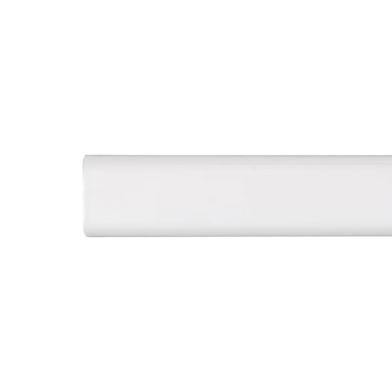 Wardrobe rail Stor Planet Cintacor White Oval 200 cm 15 x 25 mm