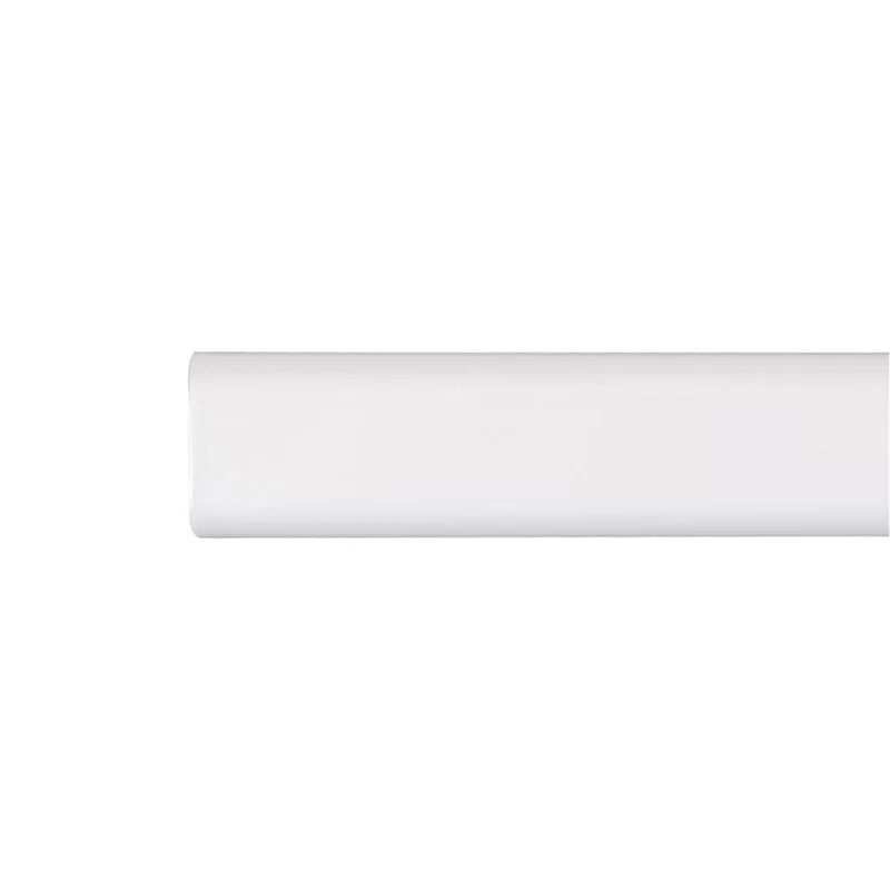Wardrobe rail Stor Planet Cintacor White Oval 150 cm 15 x 25 mm