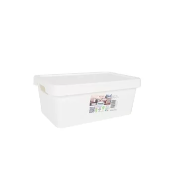 Storage Box with Lid Tontarelli Maya White 4,2 L 28 x 18... 2