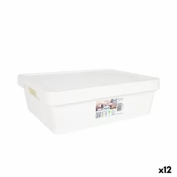 Storage Box with Lid Tontarelli Maya White 9,2 l 36 x 28...