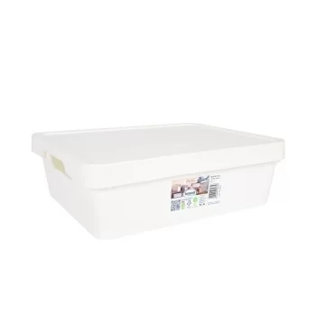 Storage Box with Lid Tontarelli Maya White 9,2 l 36 x 28... 2