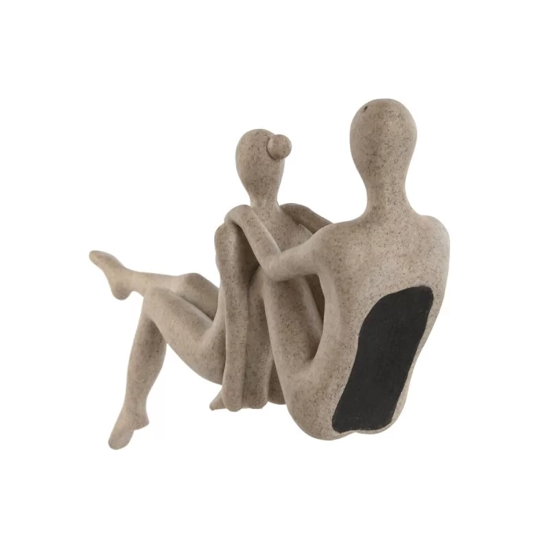 Decorative Figure Home ESPRIT Beige Yoga 20 x...