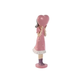 Decorative Figure Home ESPRIT Pink Light mauve chica 10 x...