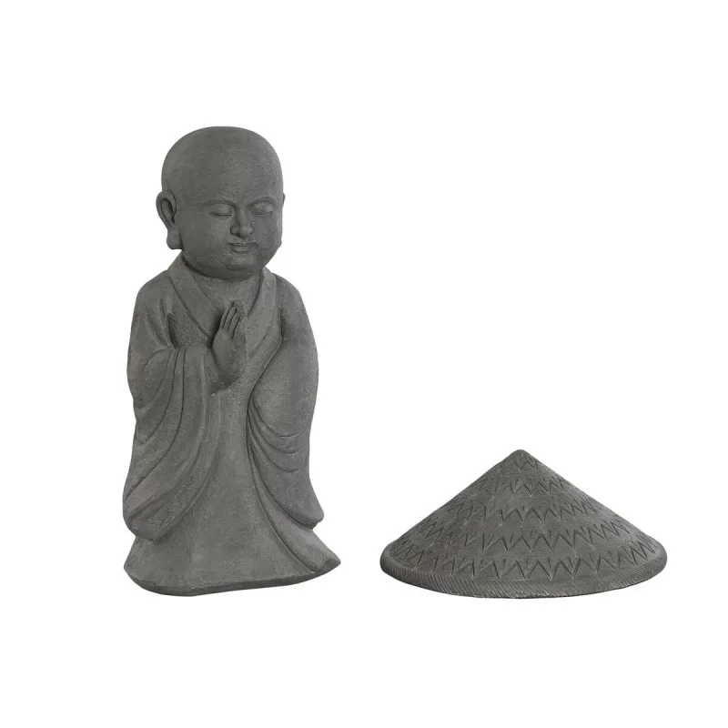 Decorative Figure Home ESPRIT Grey Monk...