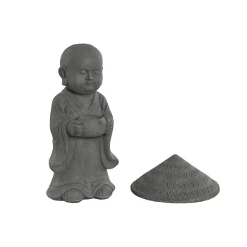 Decorative Figure Home ESPRIT Grey Monk Oriental 30 x 30... 2