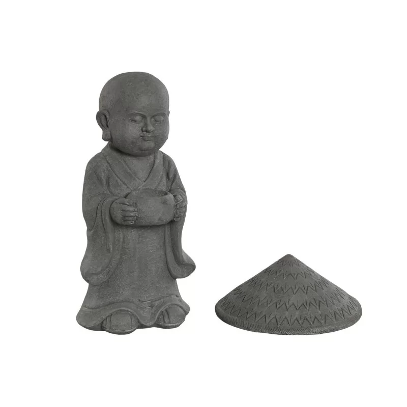 Decorative Figure Home ESPRIT Grey Monk...