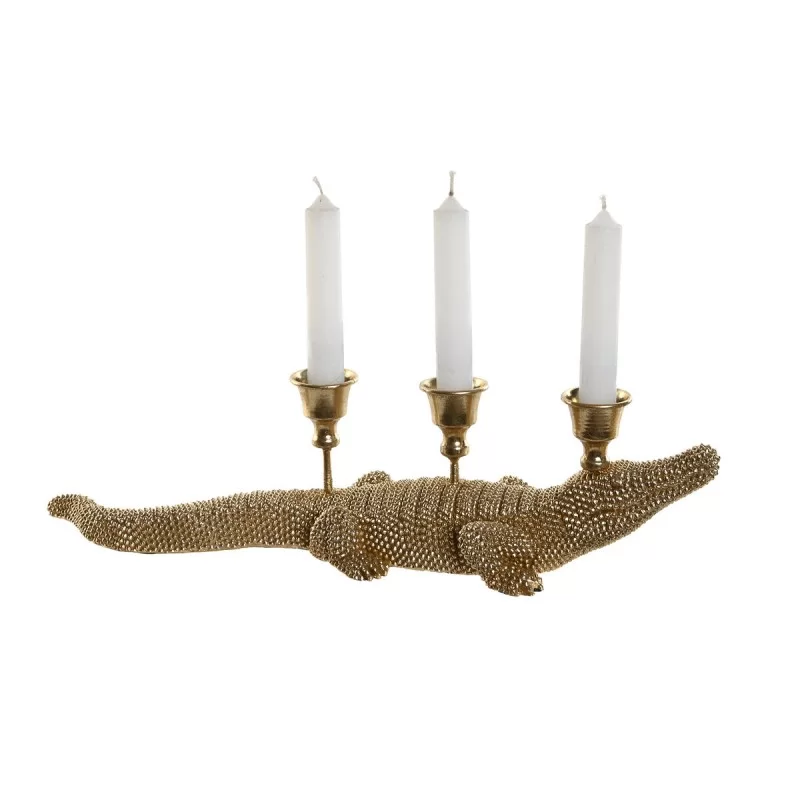 Decorative Figure Home ESPRIT Golden Candle...
