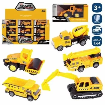 Construction Vehicles Juinsa 1:64 8 cm Metal Friction 2