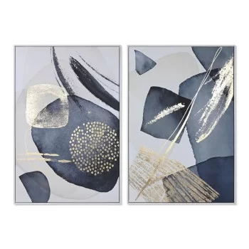 Painting Home ESPRIT Abstract Modern 83 x 4,5 x 123 cm (2...