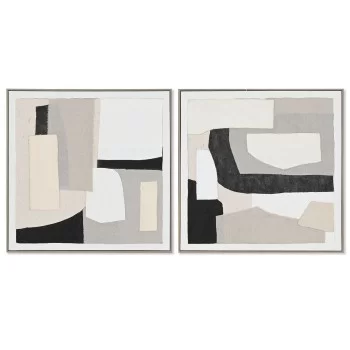 Painting Home ESPRIT Abstract Urban 82,3 x 4,5 x 82,3 cm...