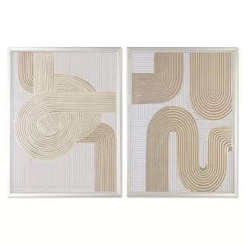 Painting Home ESPRIT Modern 62,3 x 3,6 x 82,5 cm (2 Units)