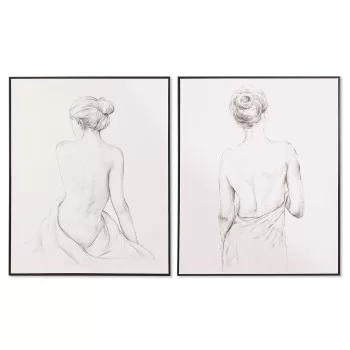 Painting Home ESPRIT Lady Modern 82,3 x 4,5 x 102,3 cm (2...