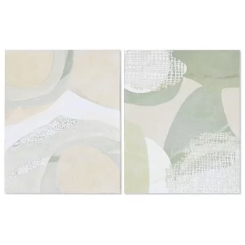 Painting Home ESPRIT Abstract Modern 80 x 3,8 x 100 cm (2...