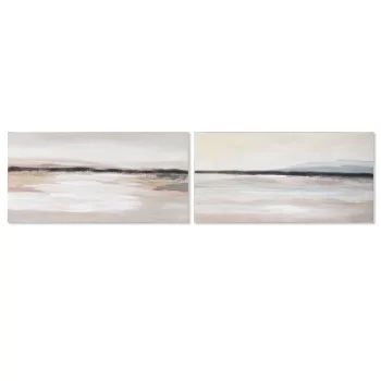 Painting Home ESPRIT Abstract Modern 140 x 3,7 x 70 cm (2...