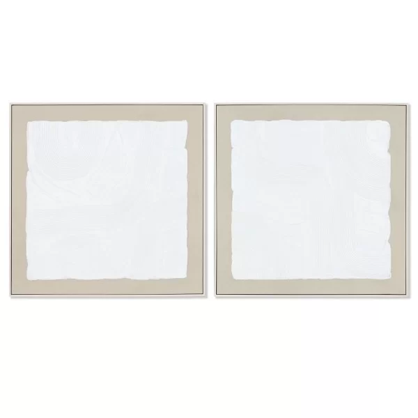 Painting Home ESPRIT Modern Urban 82,3 x 4,5 x 82,5 cm (2 Units)