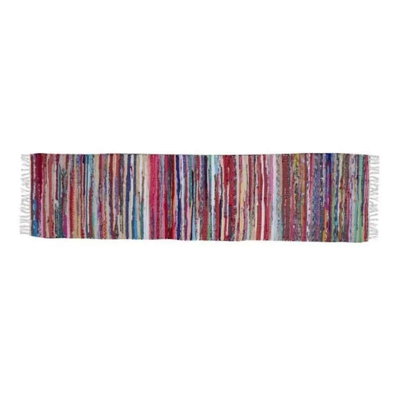 Carpet DKD Home Decor 60 x 240 x 0,5 cm Polyester Cotton Multicolour