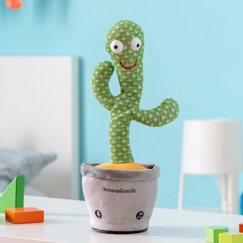 Dancing Talking Plush Cactus with Music and...