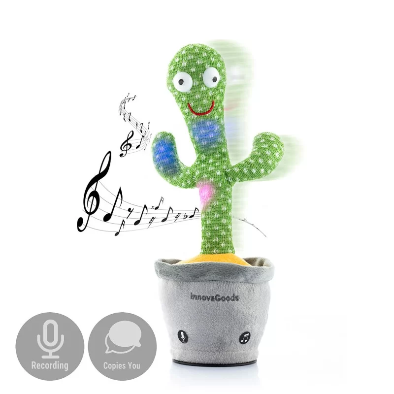 Dancing Talking Plush Cactus with Music and...
