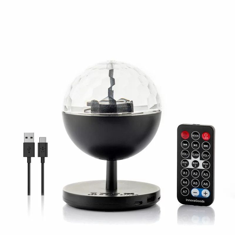 Rechargeable LED Projector with Speaker...