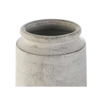 Vase Home ESPRIT White Metal Colonial 20 x 20 x 49 cm 2