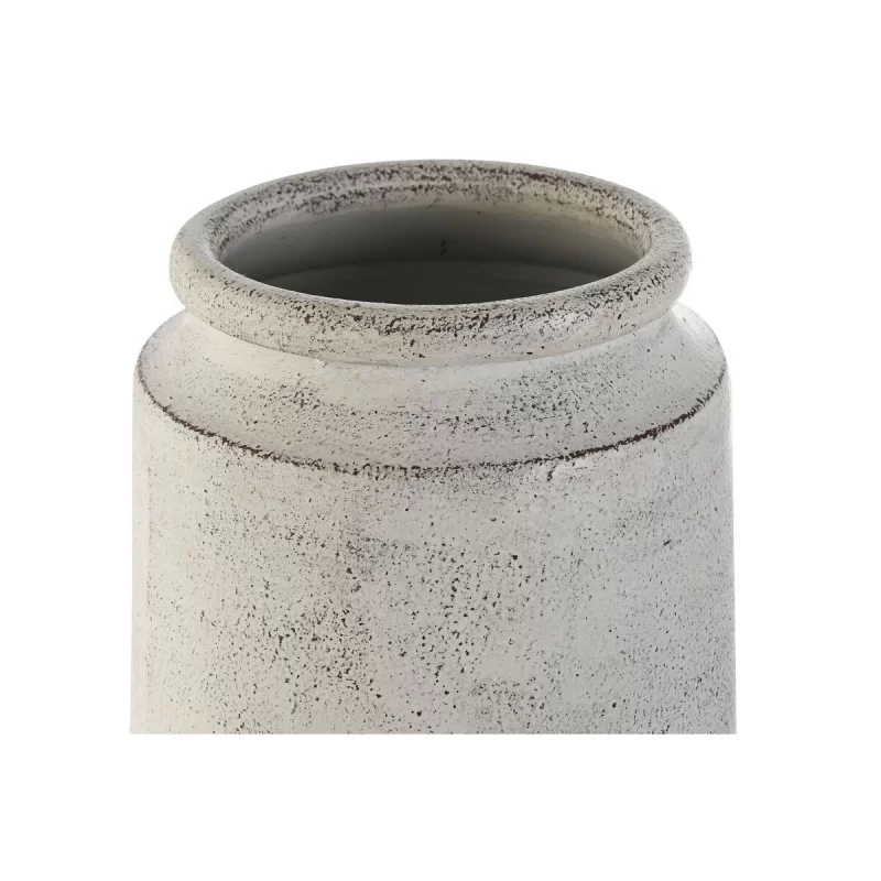 Vase Home ESPRIT White Metal Colonial 20 x 20 x...