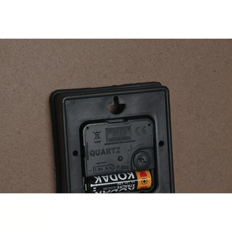 Wall Clock Home ESPRIT White Crystal MDF Wood...