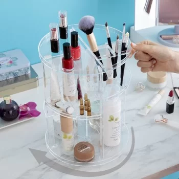 Rotating Make-up Organiser Rolkup InnovaGoods 2
