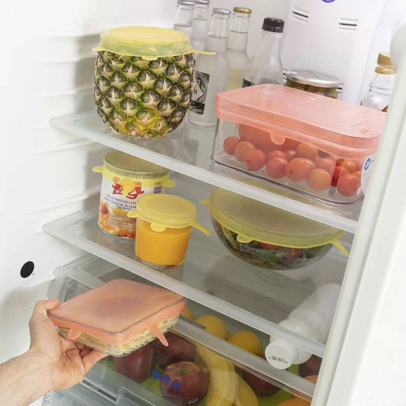 Set of 10 Reusable and Adjustable Kitchen Lids...