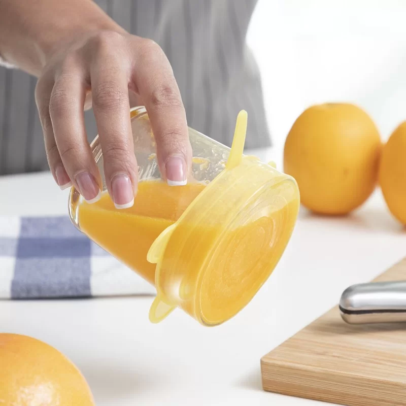 Set of 10 Reusable and Adjustable Kitchen Lids...