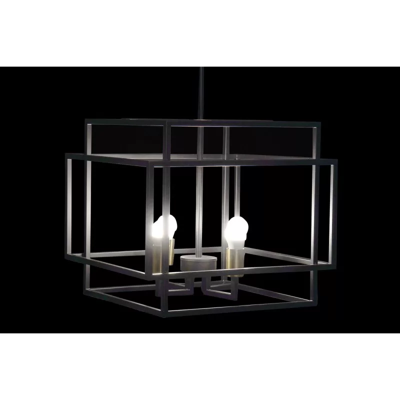 Ceiling Light DKD Home Decor Black Metal 40 W...