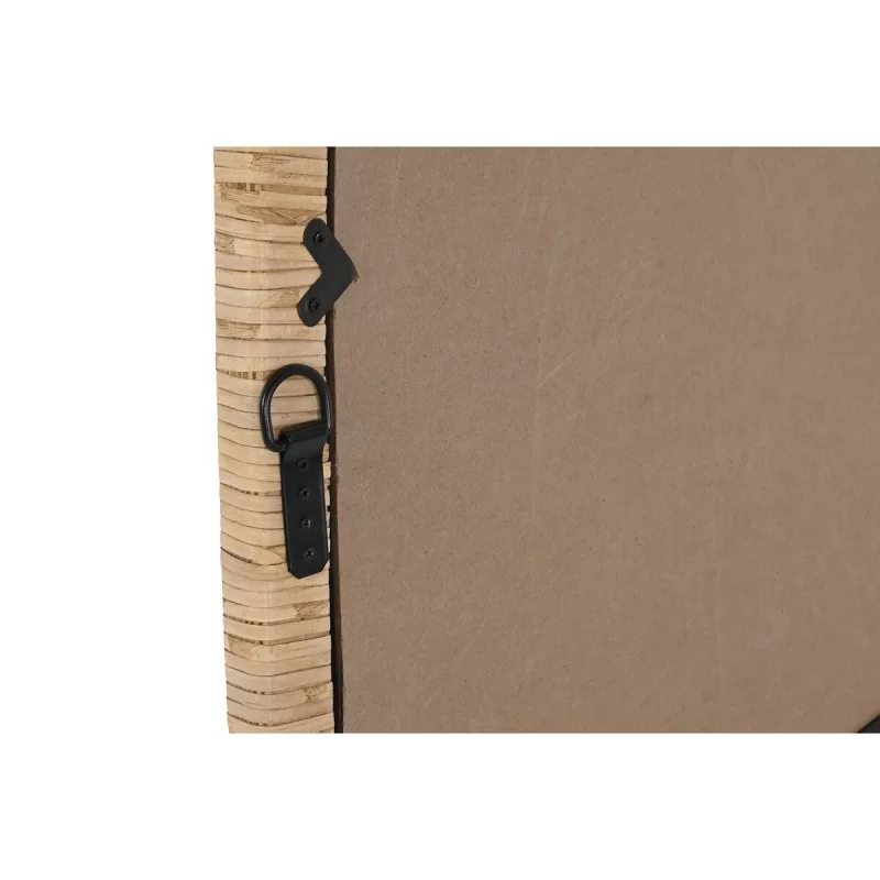 Wall mirror Home ESPRIT Natural Crystal Scandi...