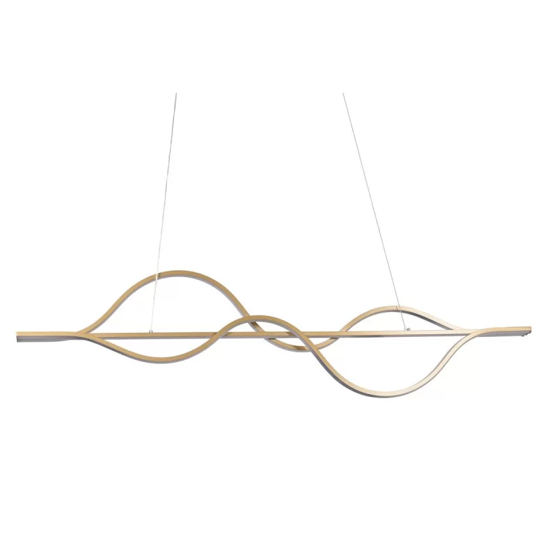 Ceiling Light Home ESPRIT White Golden Silicone...