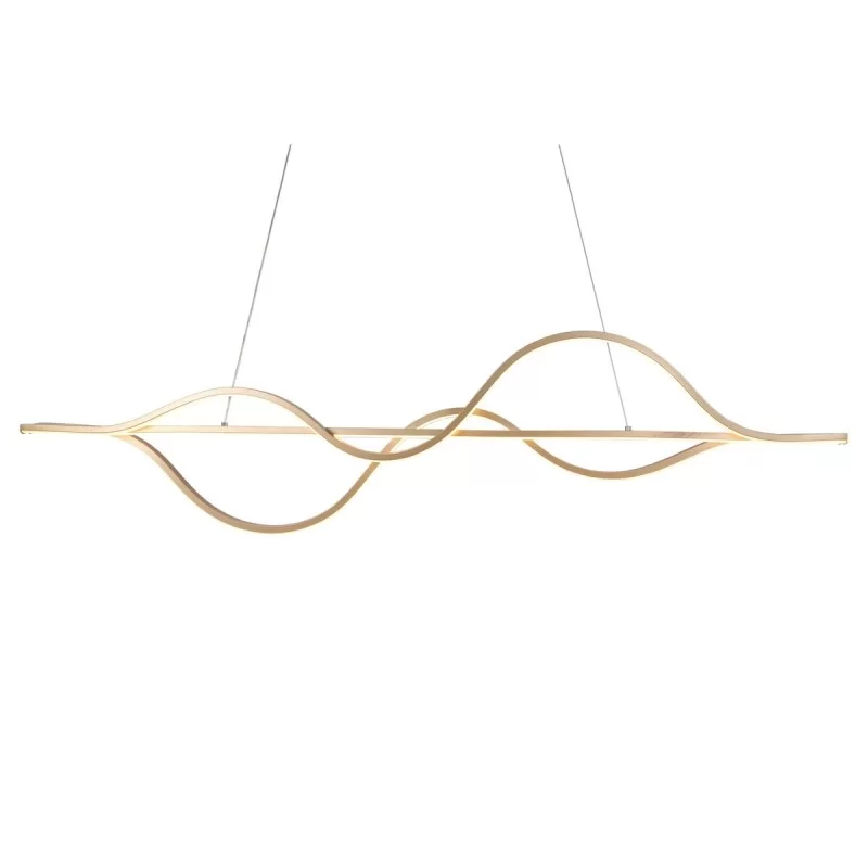 Ceiling Light Home ESPRIT White Golden Silicone...