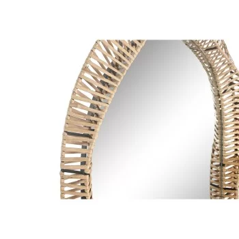 Wall mirror Home ESPRIT Natural Crystal Tropical 61,5 x 7... 2