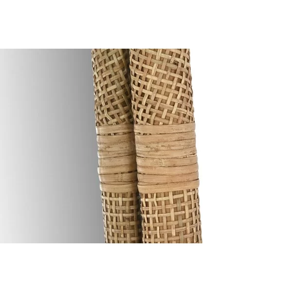 Wall mirror Home ESPRIT Natural Crystal Scandi 48,5 x 4,5 x 170 cm