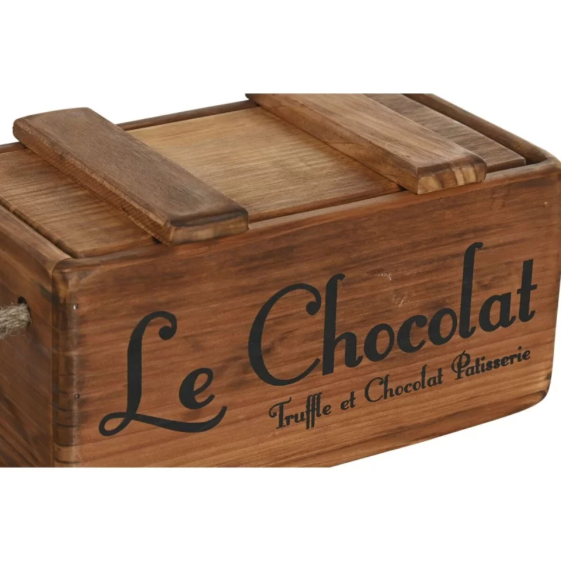 Storage boxes Home ESPRIT Natural Fir wood 38 x...